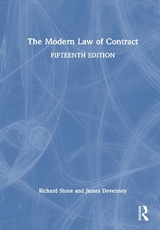 The Modern Law of Contract - Stone, Richard; Devenney, James