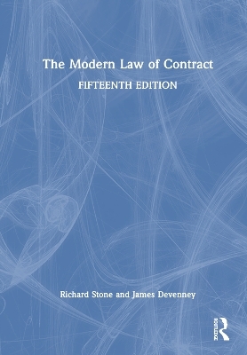 The Modern Law of Contract - Richard Stone, James Devenney