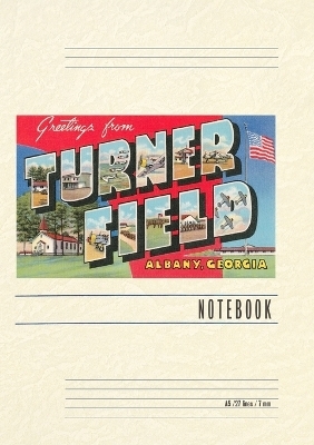 Vintage Lined Notebook Greetings from Turner Field