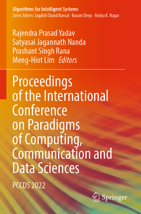 Proceedings of the International Conference on Paradigms of Computing, Communication and Data Sciences - 