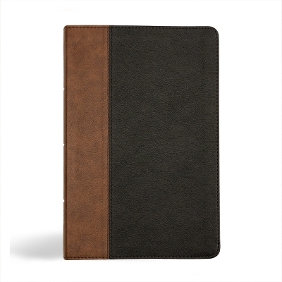 KJV Personal Size Giant Print Bible, Black/Brown