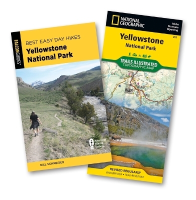 Best Easy Day Hiking Guide and Trail Map Bundle: Yellowstone National Park - Bill Schneider