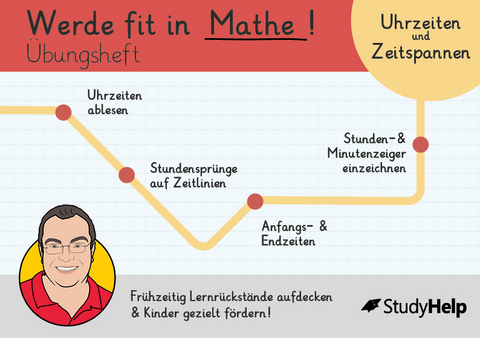 Werde fit in Mathe: Uhrzeit lesen lernen und Zeitspannen - Sebastian Kottmann
