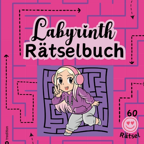 Rätselbuch für Mädchen Labyrinthe Cooles Mitmachbuch für clevere Mädels Tweens Kinder Rätselbuch Entspannung Anti-Stress Gehirntraining Geschenkidee Valentinstag Ostern - Sunnie Ways