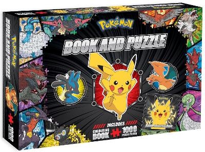 Pokémon Battle: Adult Book and Puzzle (1000 Pieces)