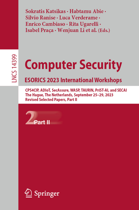 Computer Security. ESORICS 2023 International Workshops - 