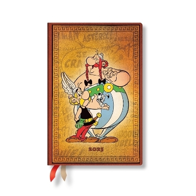 Asterix & Obelix (The Adventures of Asterix) Mini 12-month Horizontal Hardback Dayplanner 2025 (Elastic Band Closure) -  Paperblanks