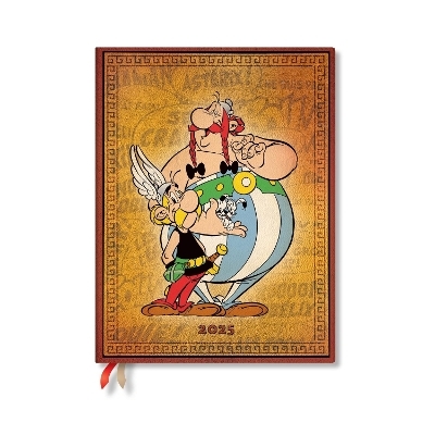 Asterix & Obelix (The Adventures of Asterix) Ultra 12-month Day-at-a-time Hardback Dayplanner 2025 (Elastic Band Closure) -  Paperblanks