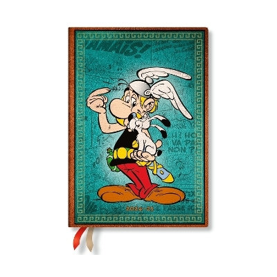 Asterix the Gaul (The Adventures of Asterix) Midi 12-month Verso Hardback Dayplanner 2025 (Elastic Band Closure) -  Paperblanks