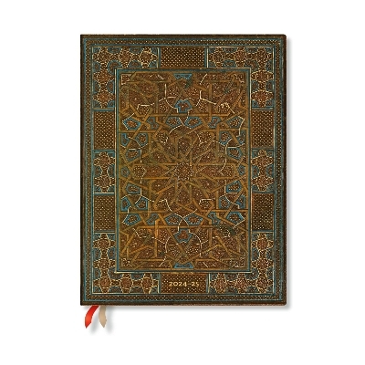 Midnight Star (Cairo Atelier) Ultra 18-month Vertical Softcover Flexi Dayplanner 2025 (Elastic Band Closure) -  Paperblanks