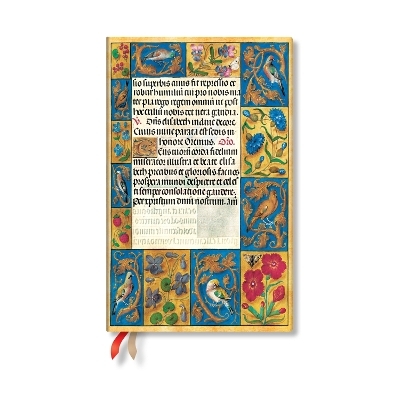 Spinola Hours (Ancient Illumination) Maxi 12-month Horizontal Hardback Dayplanner 2025 (Elastic Band Closure) -  Paperblanks