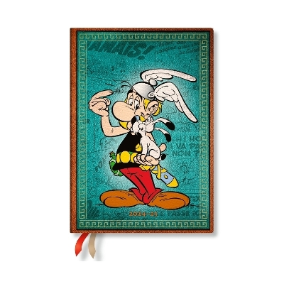 Asterix the Gaul (The Adventures of Asterix) Midi 12-month Horizontal Hardback Dayplanner 2025 (Elastic Band Closure) -  Paperblanks