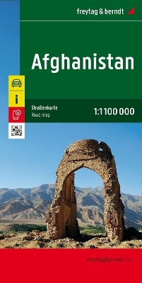 Afghanistan, Straßenkarte  1:1.100.000, freytag & berndt - 