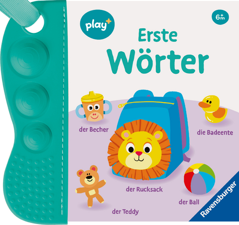 Ravensburger, Play+ flip&plop: Erste Wörter (Mein allererstes Beißbuch)