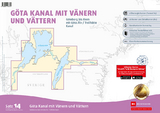Sportbootkarten Satz 14: Göta Kanal mit Vänern und Vättern (Ausgabe 2024/2025) - 