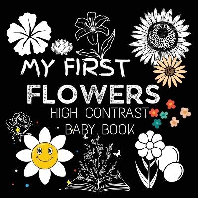 High Contrast Baby Book - Flowers -  M Borhan