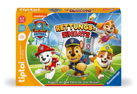 Ravensburger tiptoi Spiel 00202 - PAW Patrol Rettungseinsatz - Lernspiel ab 4 Jahren, lehrreiches Lizenzspiel für Jungen und Mädchen, für 1-4 Spieler - Jens M., Melanie I.