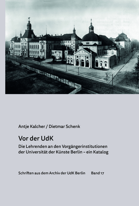 Vor der UdK - Antje Kalcher, Dietmar Schenk