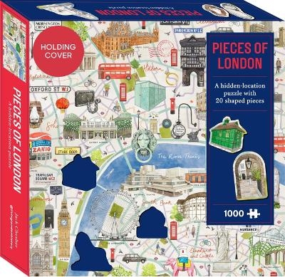 Pieces of London: A Hidden-Location Jigsaw with 20 Shaped Pieces - Jack Chesher