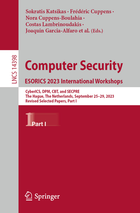 Computer Security. ESORICS 2023 International Workshops - 