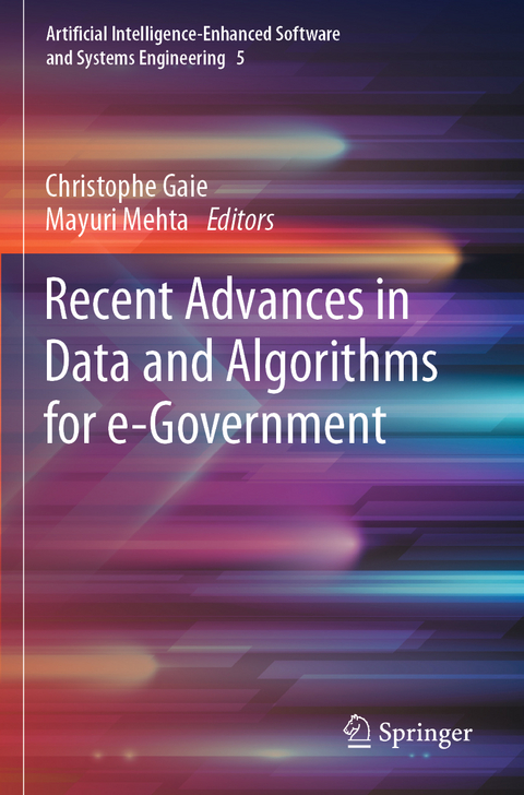 Recent Advances in Data and Algorithms for e-Government - 