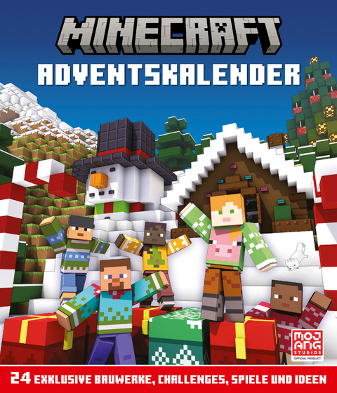 Minecraft Adventskalender. 24 exklusive Bauwerke, Challenges, Spiele und Ideen -  Mojang AB