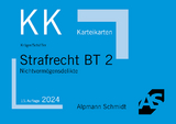 Karteikarten Strafrecht BT 2 - Krüger, Rolf; Schäffer, Jannina