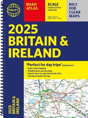 2025 Philip's Road Atlas Britain and Ireland -  Philip's Maps