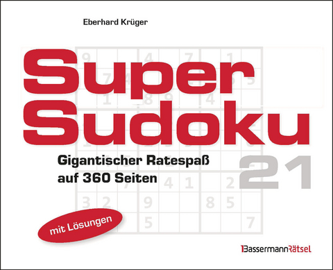 Supersudoku 21 - Eberhard Krüger