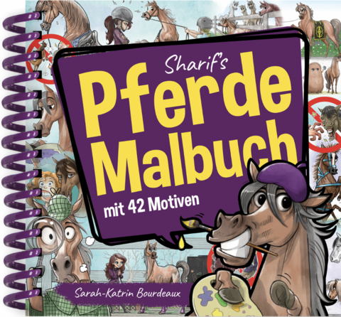 Sharif's Pferde-Malbuch - Sarah-Katrin Bourdeaux