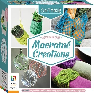 Craft Maker Macrame Creations Kit - Hinkler Pty Ltd