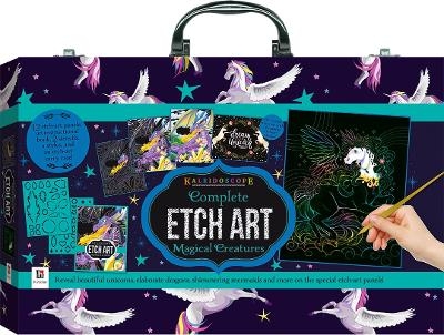 Kaleidoscope Complete Etch Art: Magical Creatures Carry Case - 