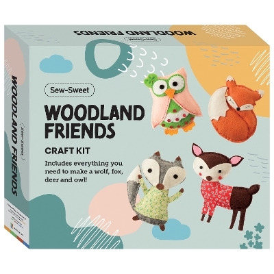 Sew Sweet Woodland Friends Craft Kit - Hinkler Pty Ltd