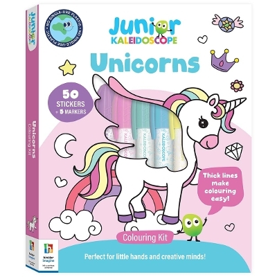 Jr Kaleidoscope Colouring Kit Unicorns - Hinkler Pty Ltd