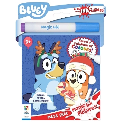 Inkredibles Bluey Christmas Magic Ink Pictures - Hinkler Pty Ltd