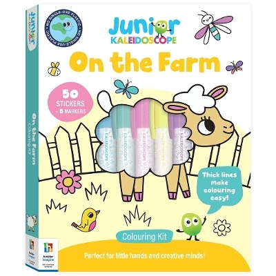 Jr Kaleidoscope Colouring Kit On the Farm - Hinkler Pty Ltd