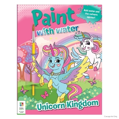 Paint with Water Unicorn Kingdom - Hinkler Pty Ltd