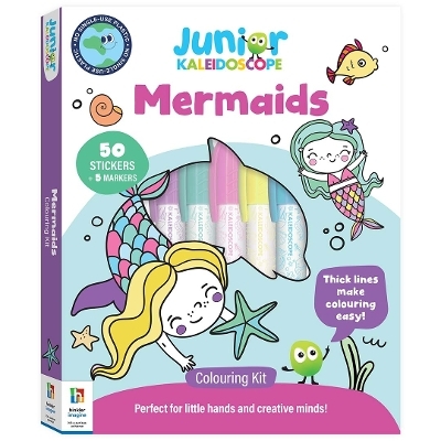 Jr Kaleidoscope Colouring Kit Mermaids - Hinkler Pty Ltd