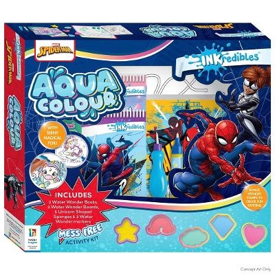 Inkredibles Aqua Colour Activity Kit Spider-Man - Hinkler Pty Ltd