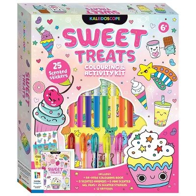 Super Kaleidoscope Colouring Sweet Treats Activity Kit - Hinkler Pty Ltd