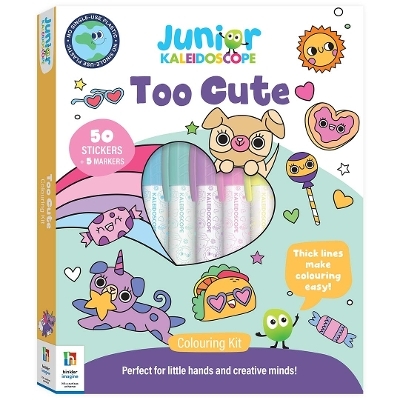 Jr Kaleidoscope Colouring Kit Too Cute - Hinkler Pty Ltd