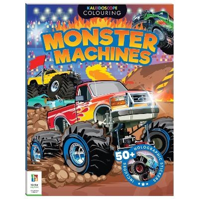 Kaleidoscope Sticker Colouring Monster Trucks - Hinkler Pty Ltd