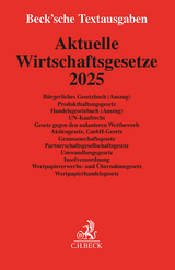 Aktuelle Wirtschaftsgesetze 2025 - 