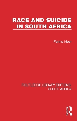 Race and Suicide in South Africa - Fatima Meer