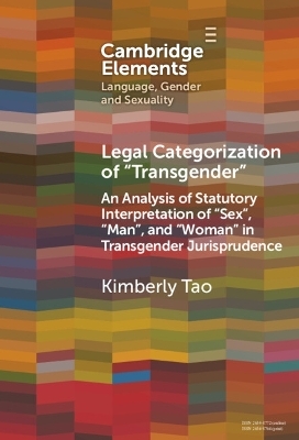 Legal Categorization of 'Transgender' - Kimberly Tao