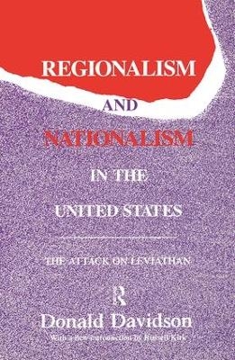 Regionalism and Nationalism in the United States - Donald Davidson