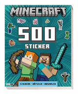 Minecraft: 500 Sticker- Stickern - Rätseln - Ausmalen -  Panini