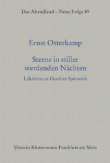 Sterne in stiller werdenden Nächten - Osterkamp, Ernst