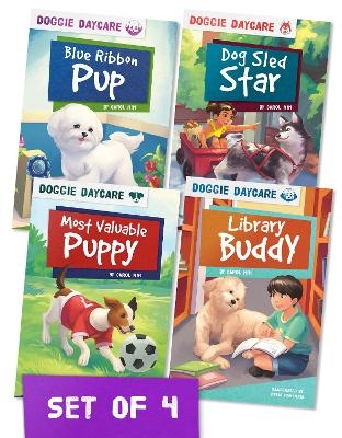 Doggie Daycare (Set of 4) - Carol Kim