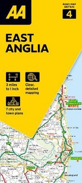 AA Road Map East Anglia - 